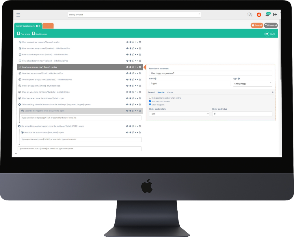 Aalto mobile app screen showing Seller Q&A with collapsable questions and answers